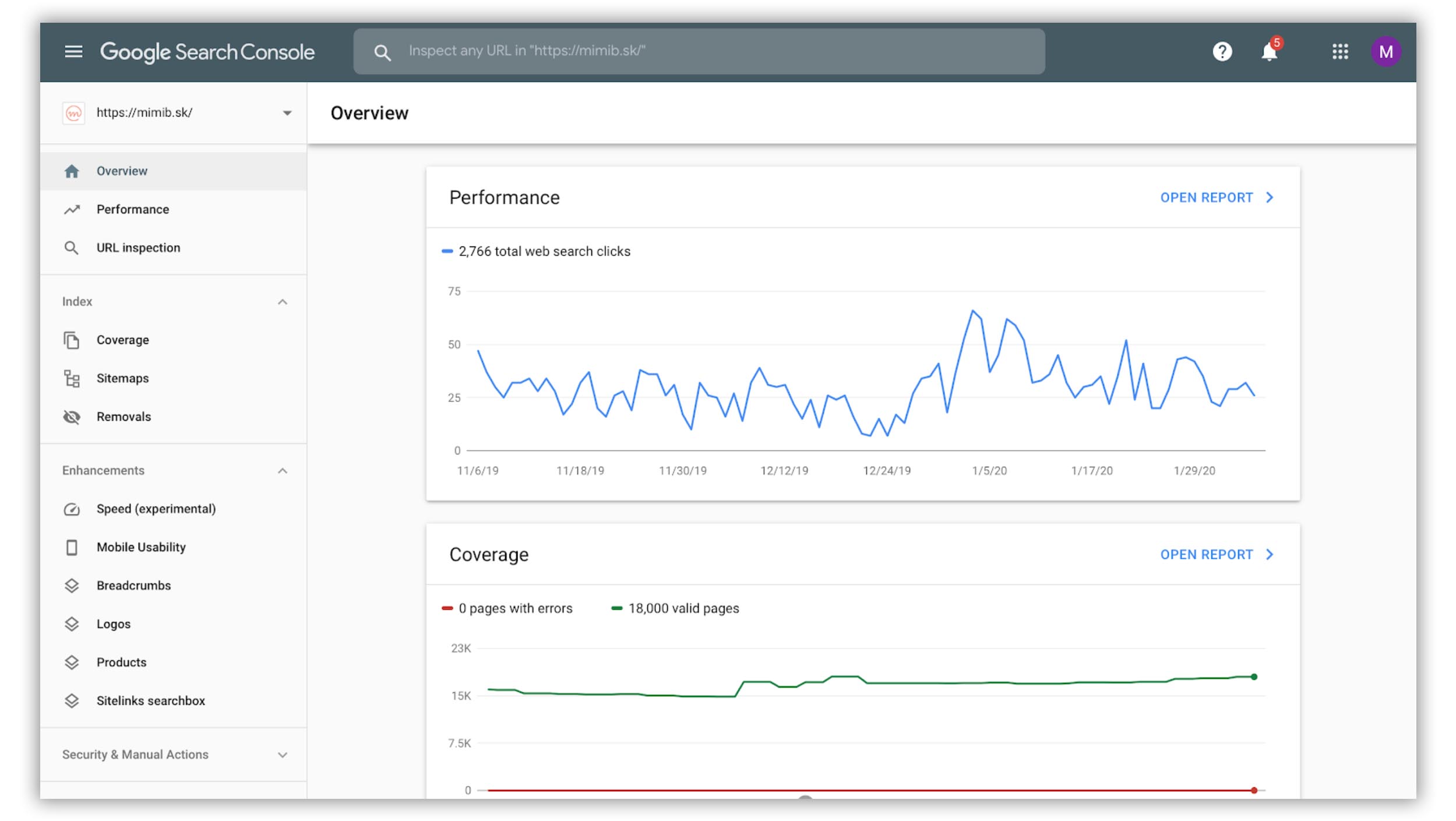 google sarch console